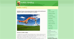 Desktop Screenshot of holistic-healing.org.uk