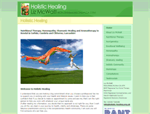 Tablet Screenshot of holistic-healing.org.uk